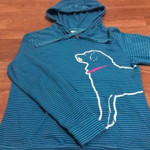 The Black Dog Stripped Hoodie